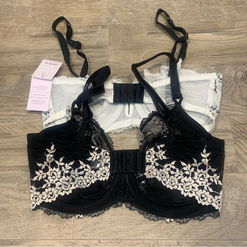 Auden Wacoal Embrace 2 Lace Underwired Unlined Balconete - Picture 9 of 13